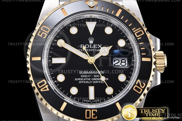 1020 Submariner 116613LN 904L YG SS Black ARF V3 SH Breathable 1086